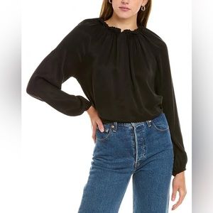 Bella Dahl black long sleeve top